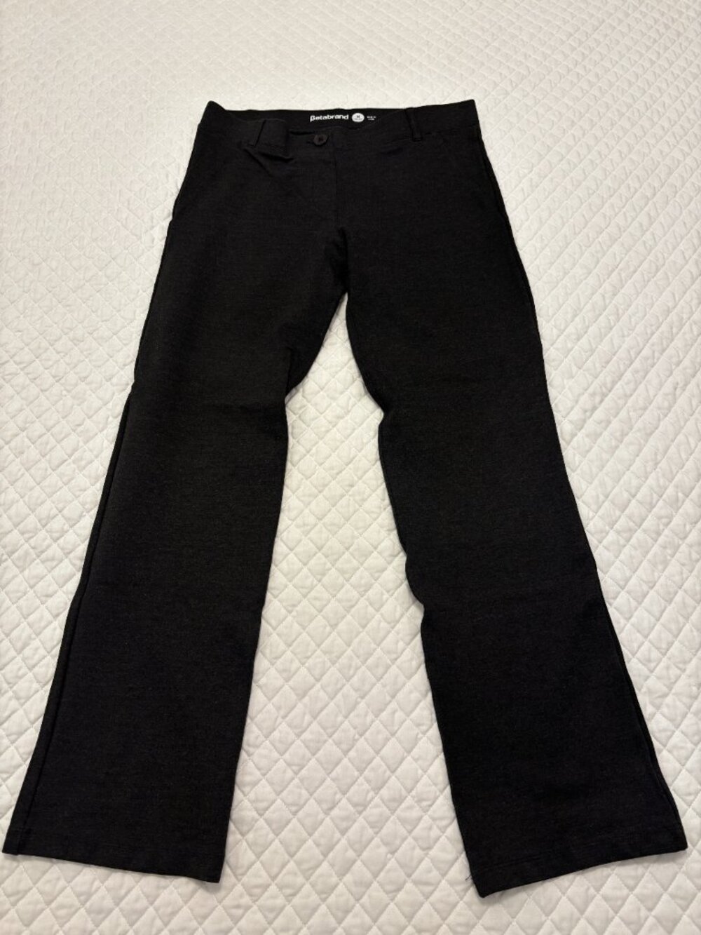 Women’s Betabrand Charcoal Dress Pant Yoga Pants (DPYP) MP